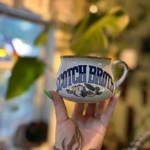 Vintage Scotch broth soup mug